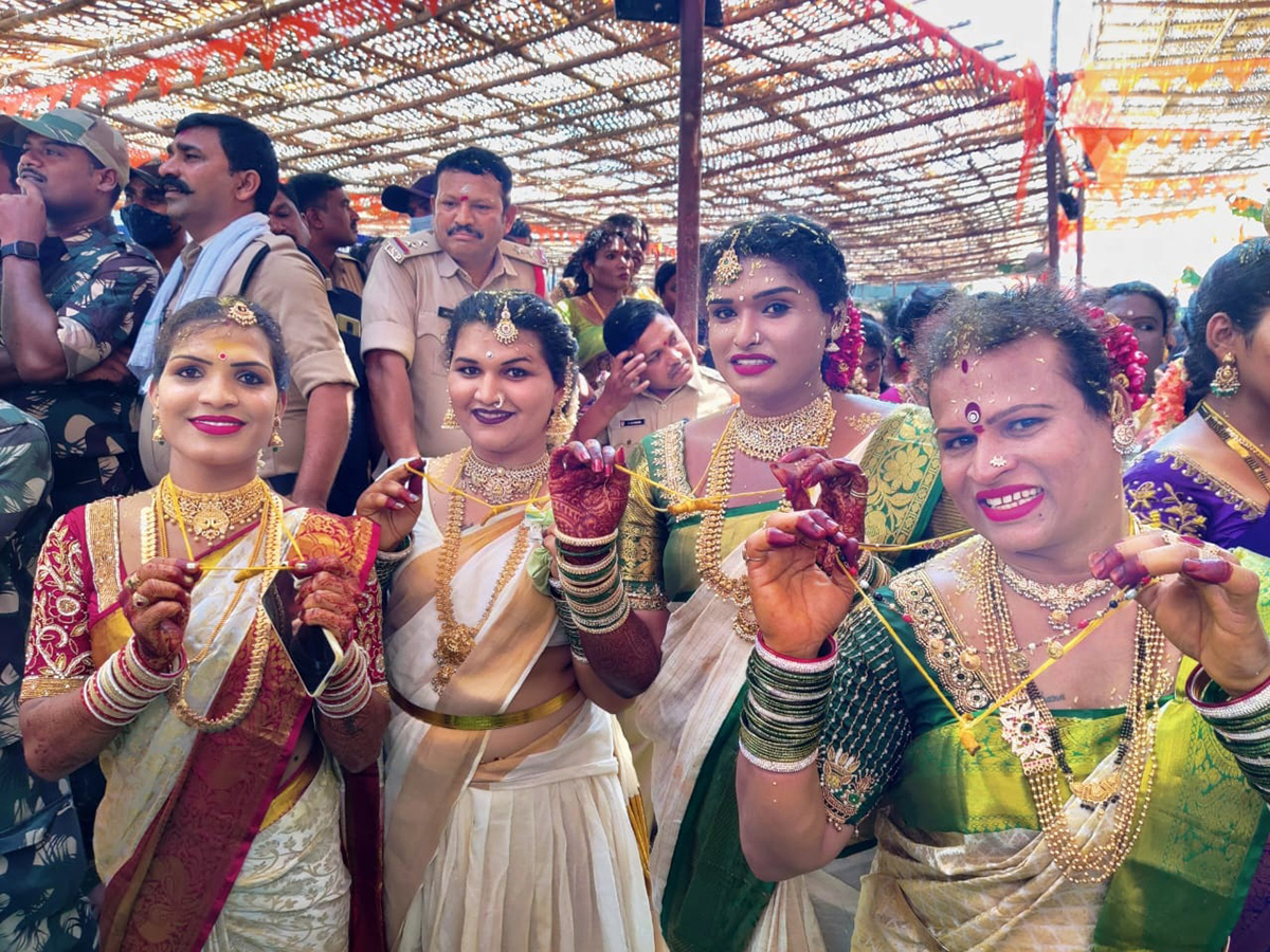 Transgenders Celebrating Sri Rama Navami At Vemulawada Photos2