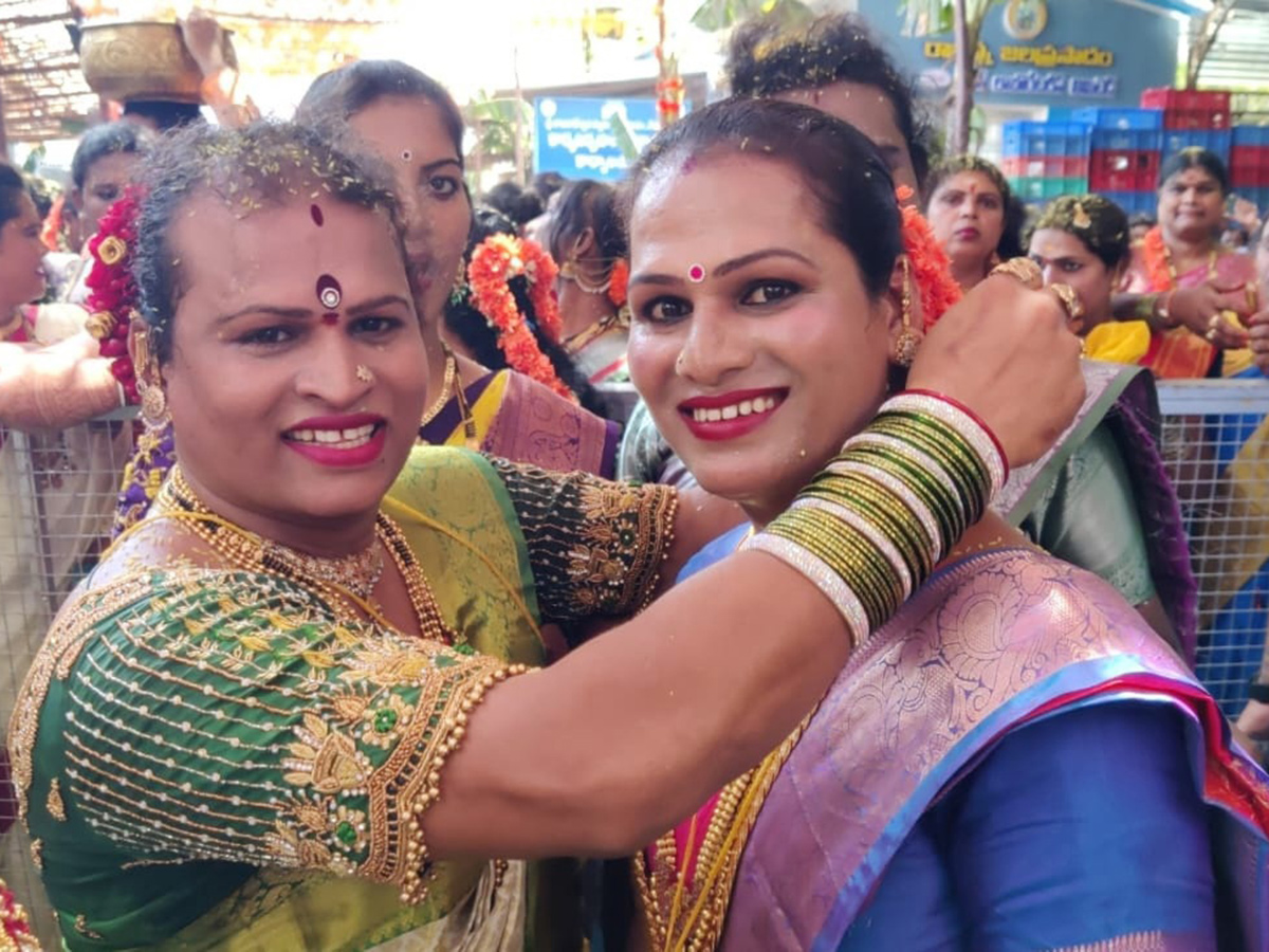 Transgenders Celebrating Sri Rama Navami At Vemulawada Photos4