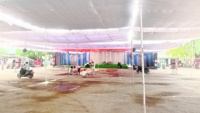రామయ్య కల్యాణ వేడుకకు ముస్తాబు
1