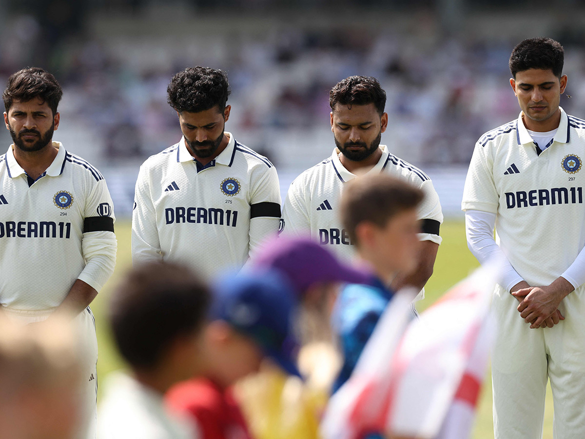 first cricket test match between England and India at Headingley in Leeds16