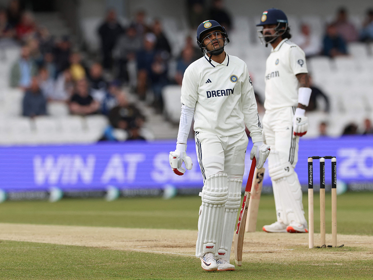 first cricket test match between England and India at Headingley in Leeds11
