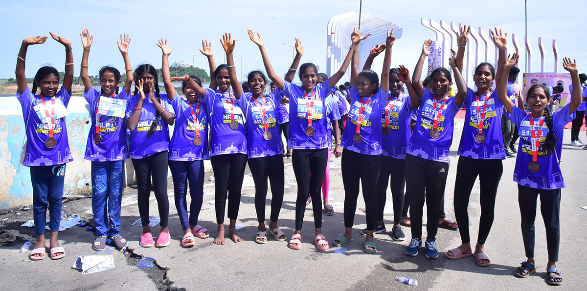 Half Marathon At Ranganayaka Sagar In Siddipet Photos13