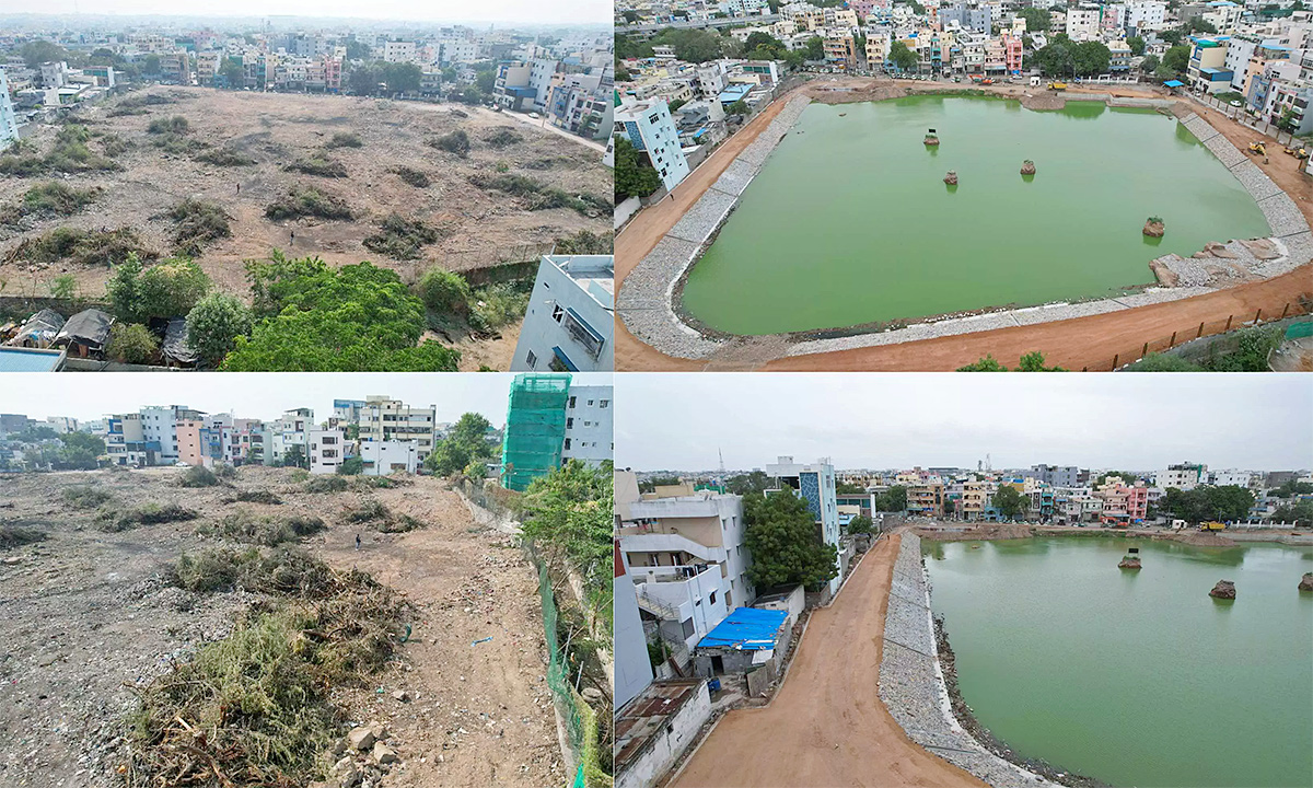 Hydra Gave Life To Bathukamma Kunta Lake Hyderabad Photos11
