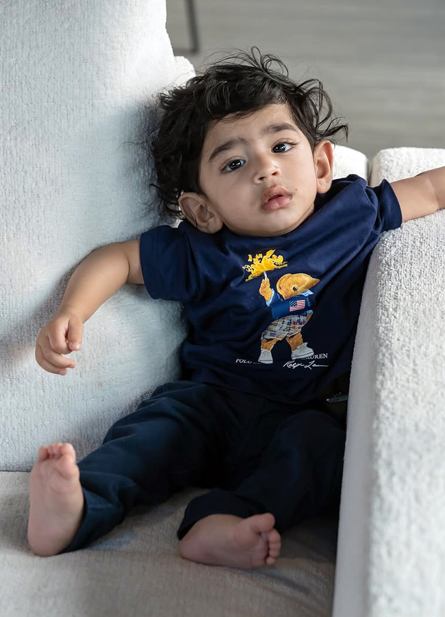tollywood actress Praneetha's son's birthday Happy moments (photos)7