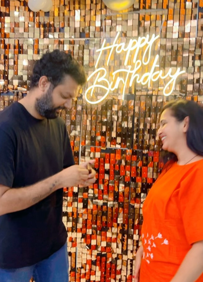Anchor lasya birthday celebrations13
