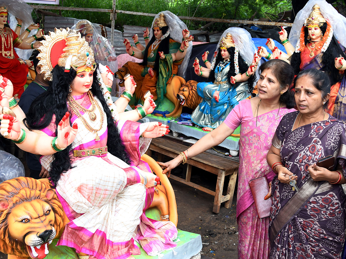 Dasara 2025 : Durga Mata Idol Making in Hyderabad 3