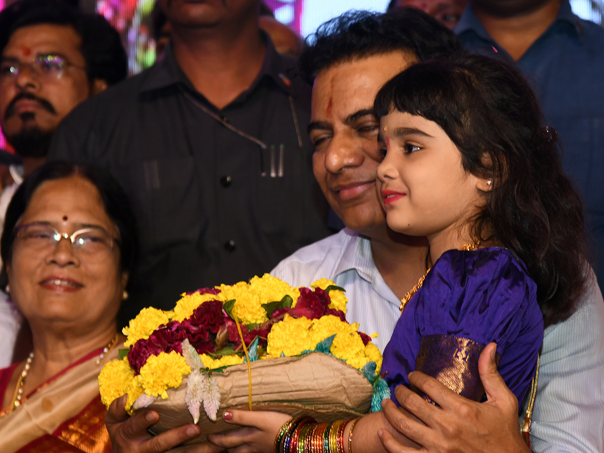 BRS Party Bathukamma Celebrations At Peoples Plaza Ground15