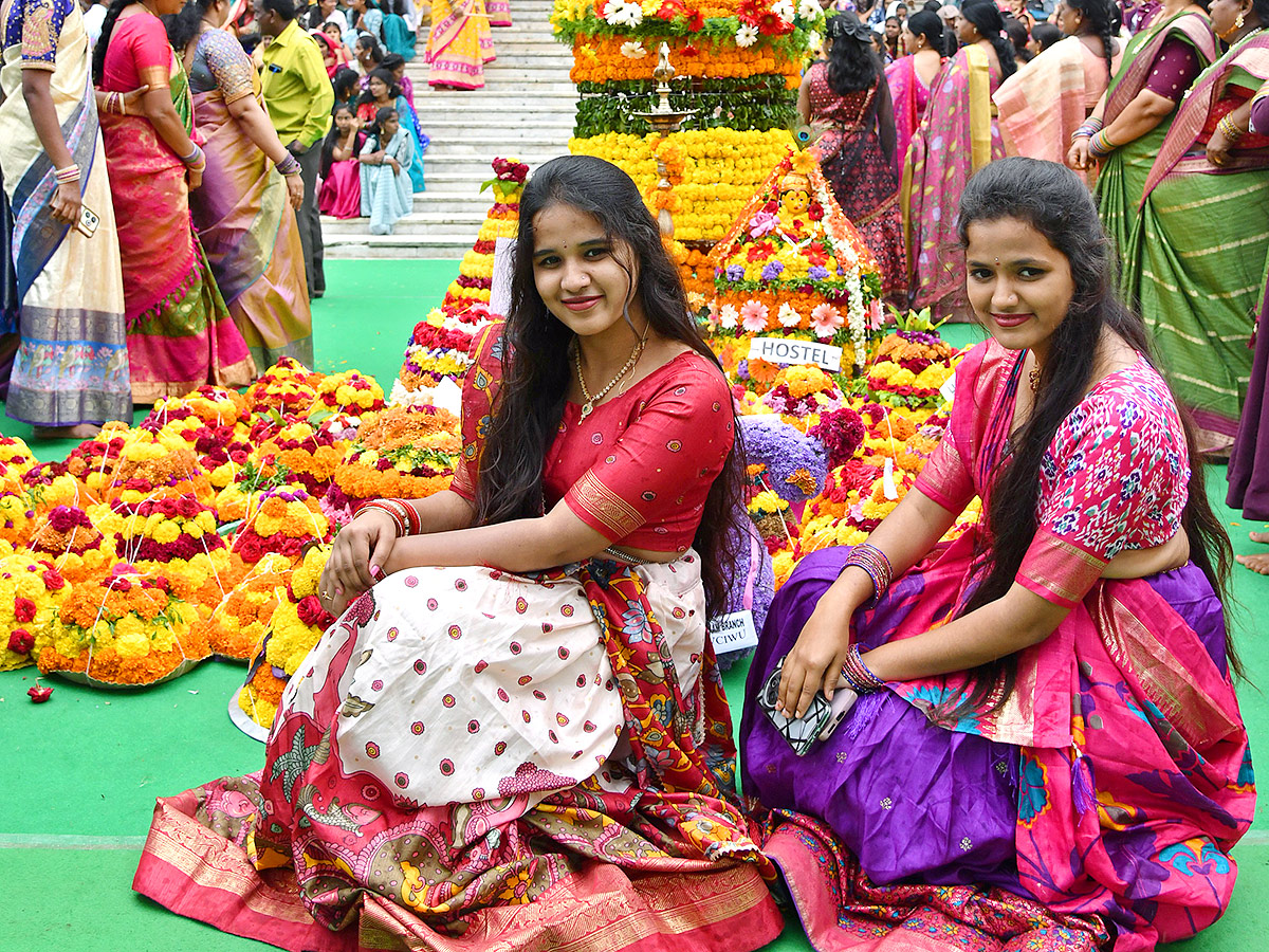 Bathukamma Celebrations at Koti Womens College Photos1