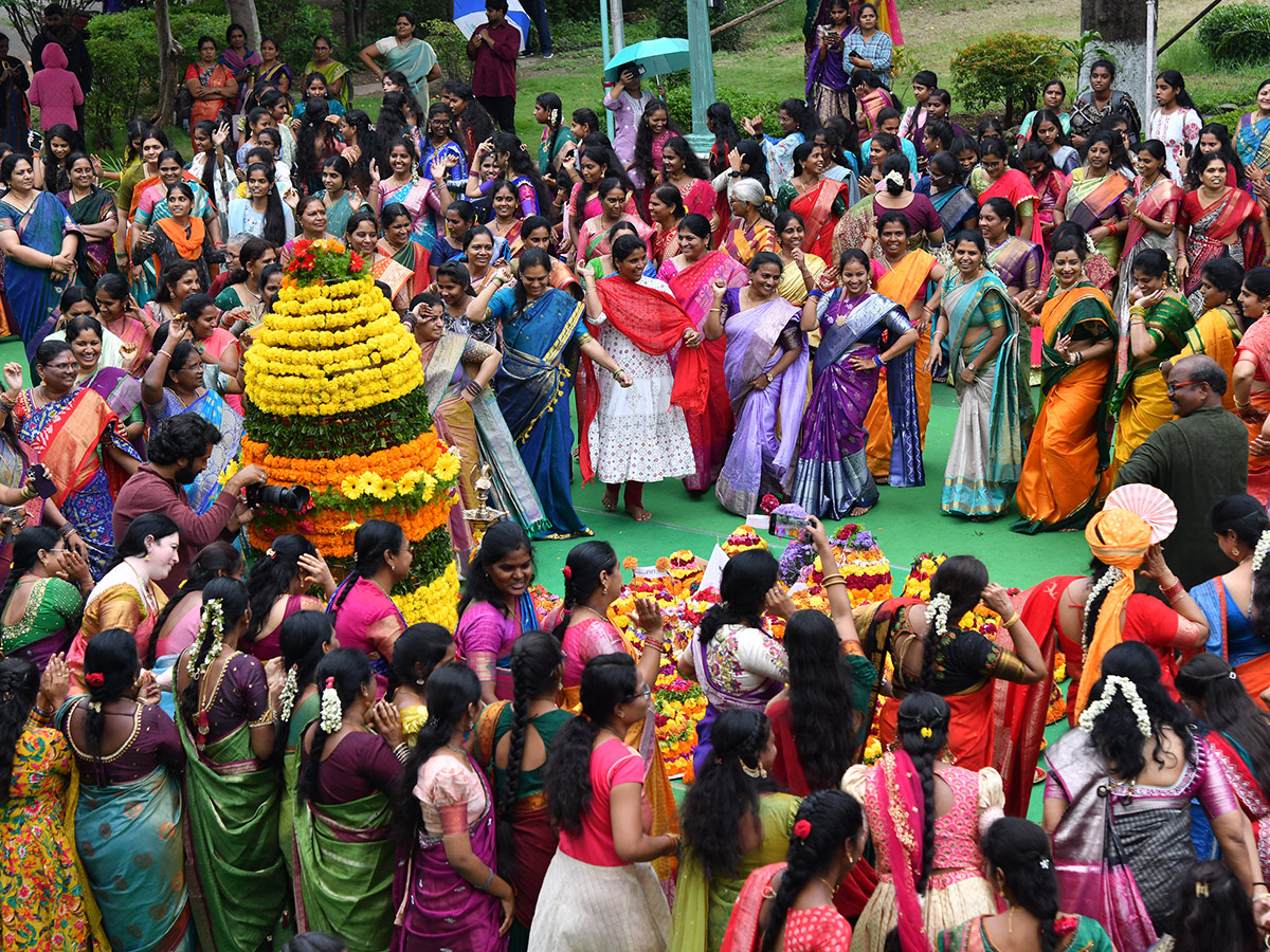 Bathukamma Celebrations at Koti Womens College Photos7