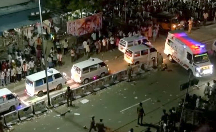Vijay rally stampede IN Tamil Nadu Photos2