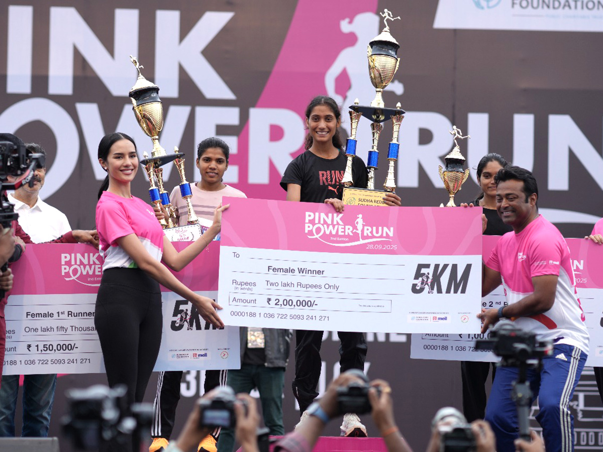 Pink Power Run 2025 Hyderabad Photos13