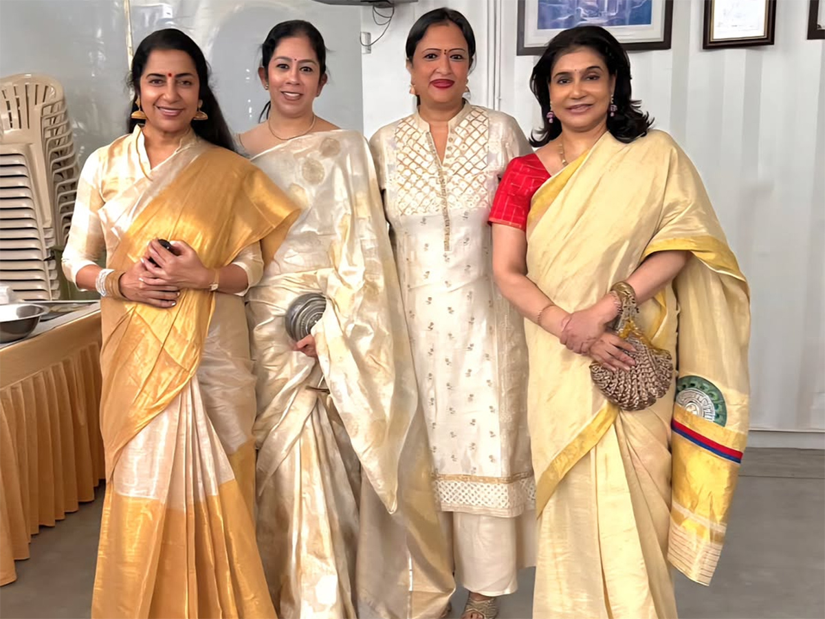 Onam festival celebrations in Suhasini Maniratnam house19