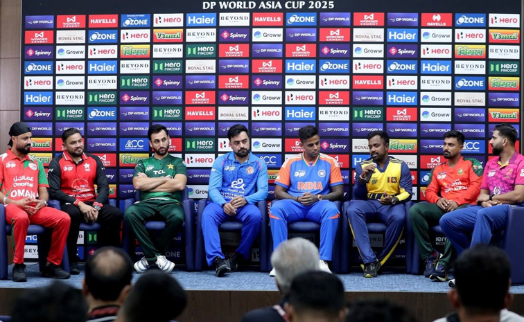 Asia Cup 2025: captains Gather for joint press conference In Dubai Photos2