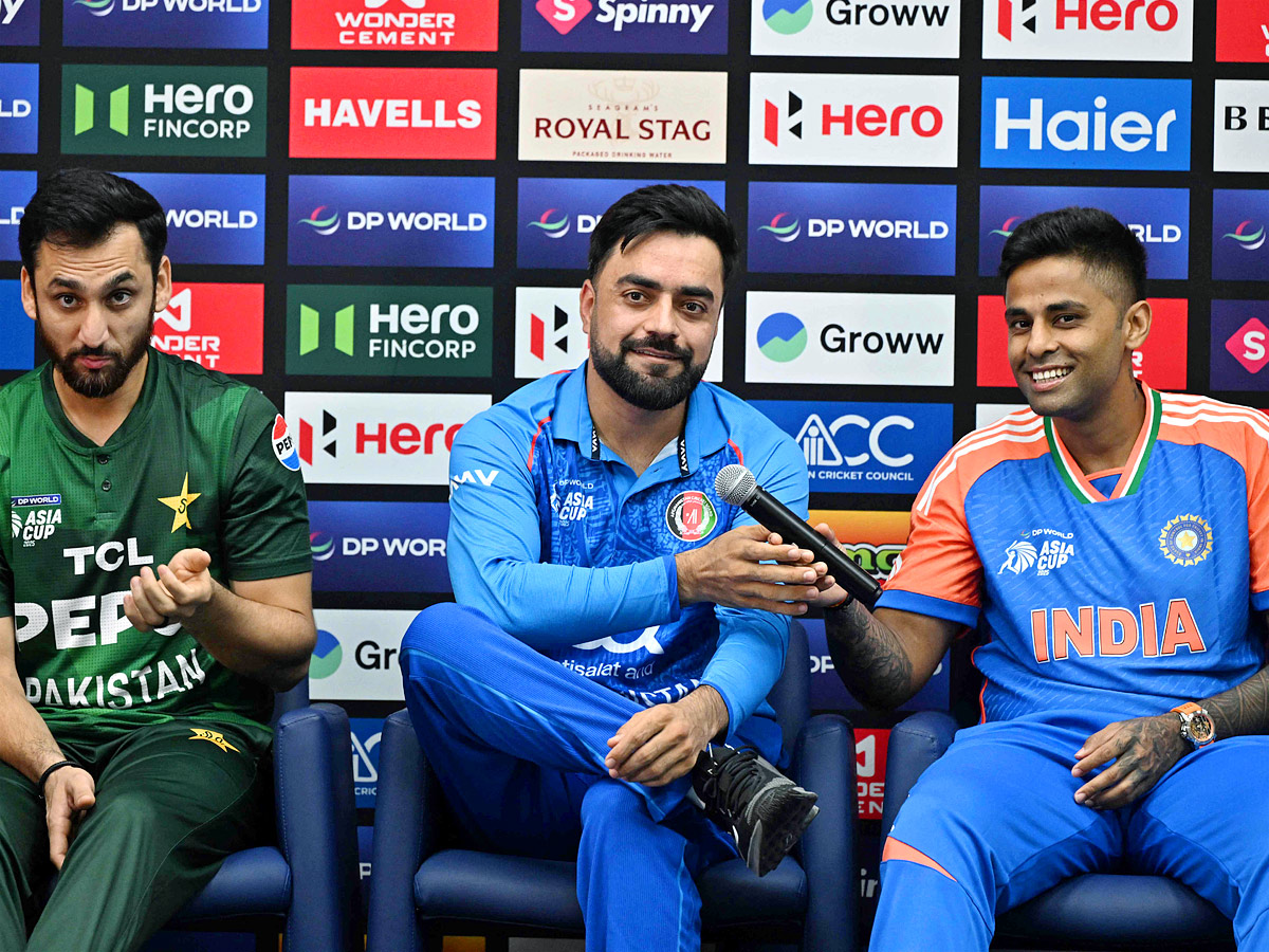 Asia Cup 2025: captains Gather for joint press conference In Dubai Photos12