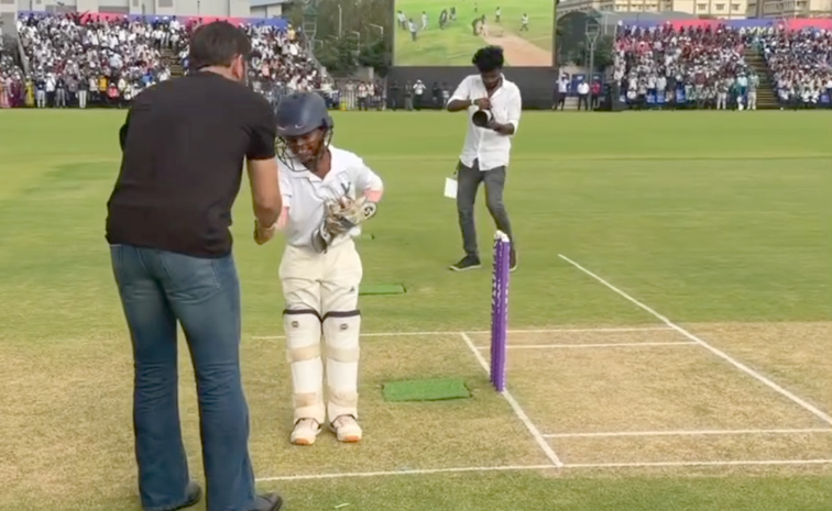 MS Dhoni Inaugurates cricket stadium in Madurai Photos12