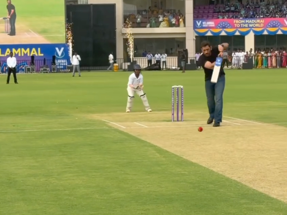 MS Dhoni Inaugurates cricket stadium in Madurai Photos6