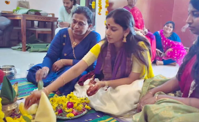 Court movie Actress Sridevi performed Ganapathi homam At Her home Photos7