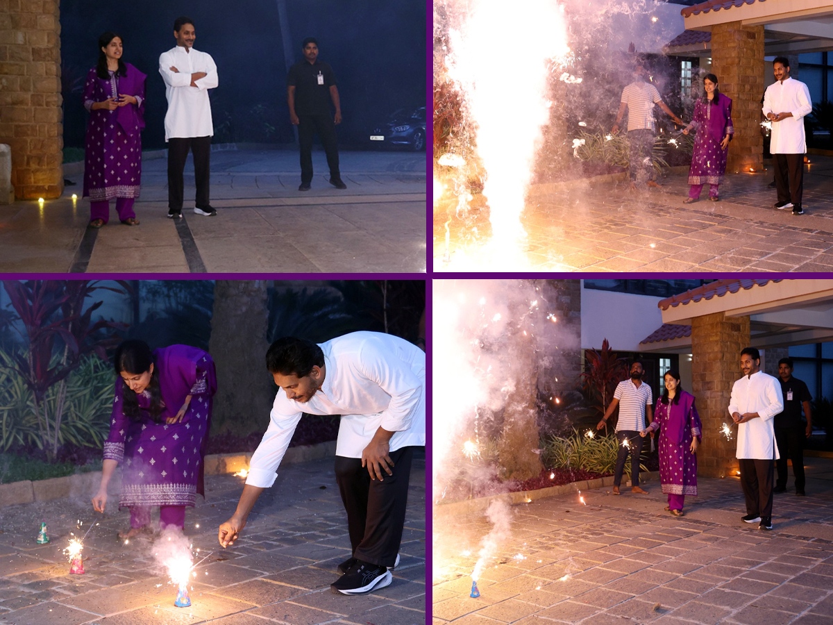 YS Jagan's Couple in Diwali Celebrations (Photos)1