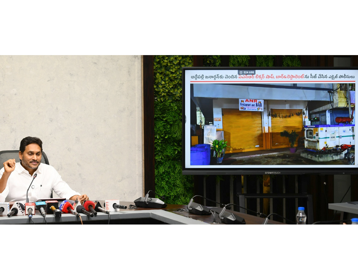 YS Jagan Slams Chandrababu And Nara Lokes Over Fake TDP Fake Liquor Scam Photos4