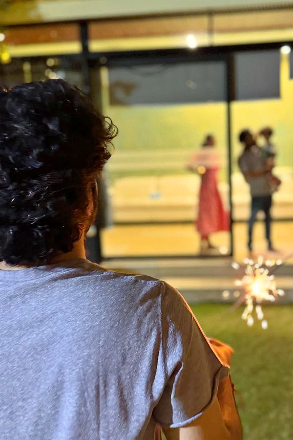 Actor Nithiin Diwali Celebrations With His Wife Shalini Kandukuri Photos3