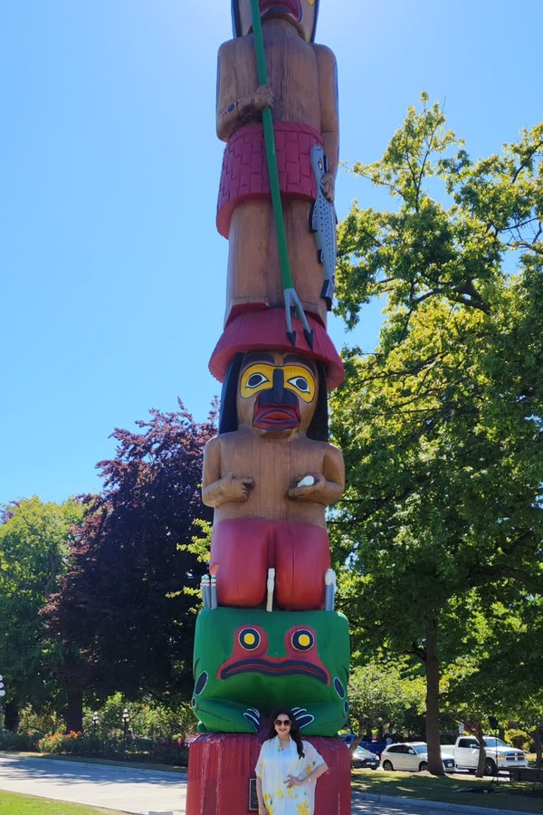 Senior Actress Bhagyashree Canada Trip Photos8