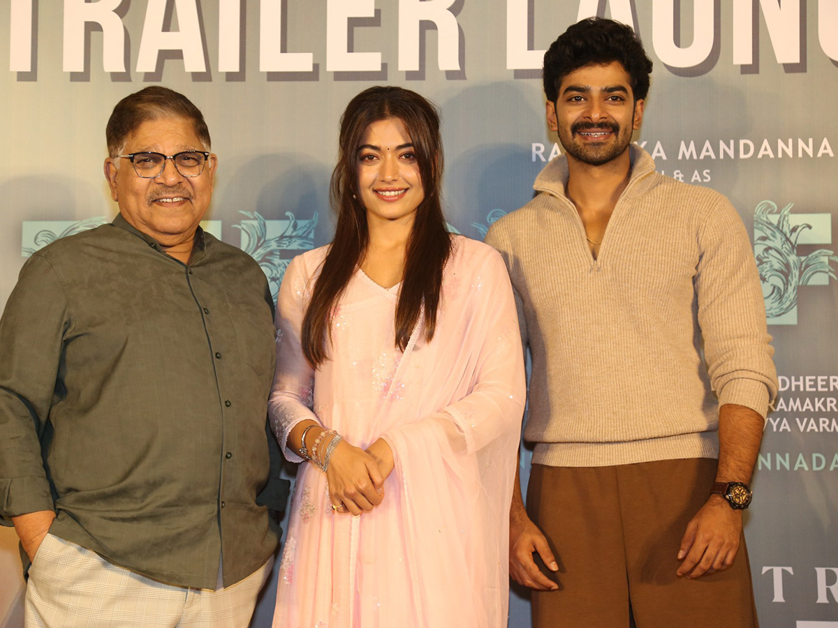Rashmika Mandanna The Girlfriend Trailer Launch Event Photos13