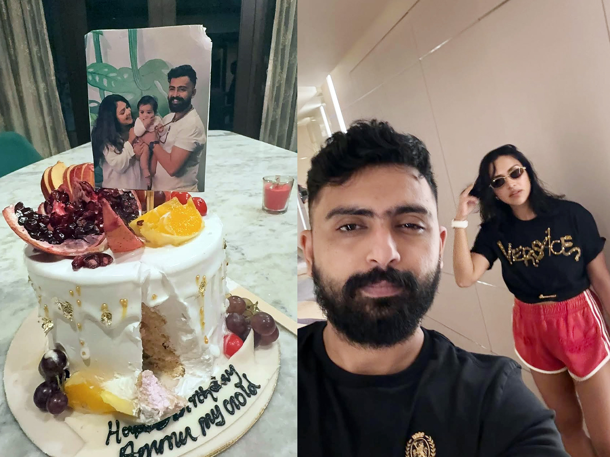 Tollywood actress Amala Paul Birthday Celebrations (Photos)1