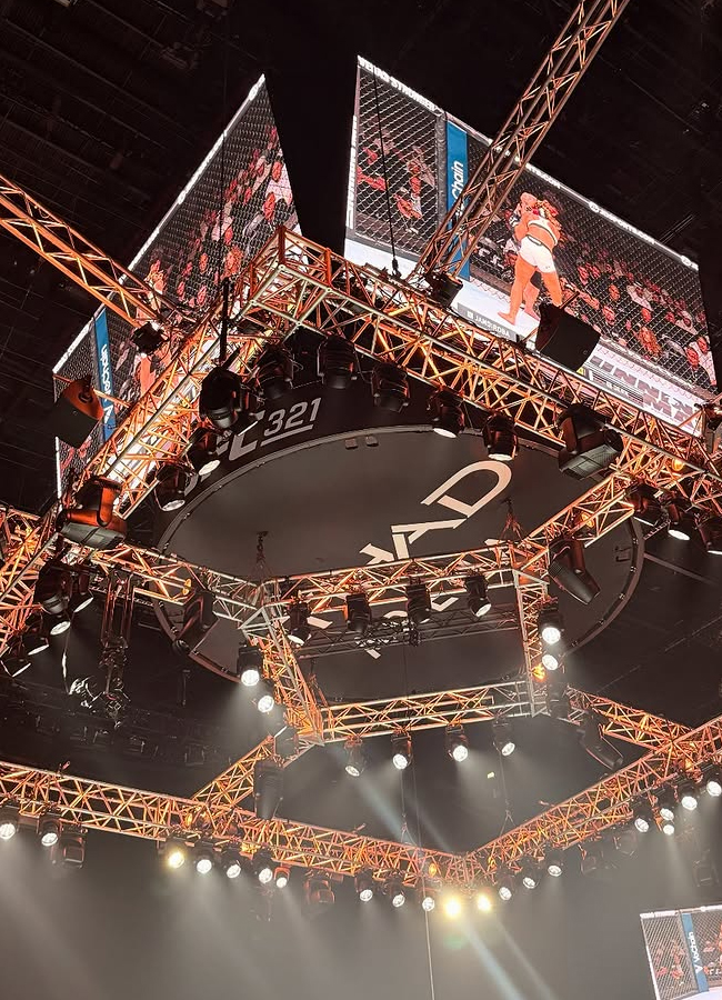 Bollywood hero and heroine Varun Dhawan and Kriti Sanon went together to watch UFC in dubai6