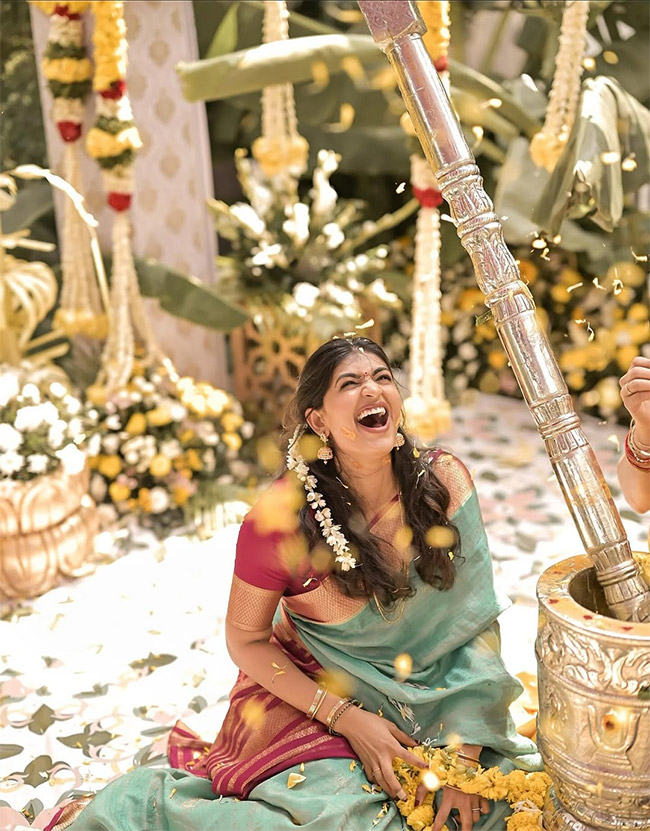 Celebs At Nara Rohith Haldi Function Photos 12