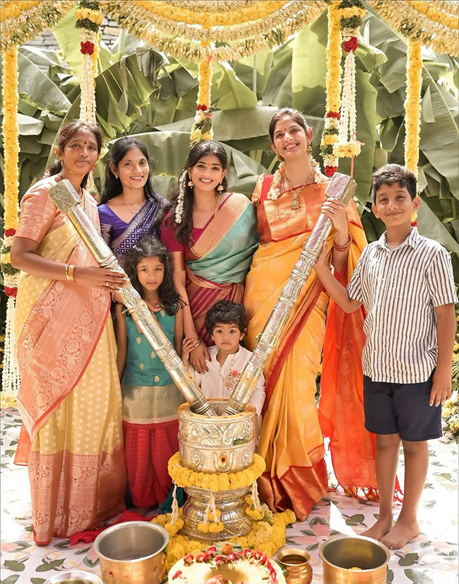 Celebs At Nara Rohith Haldi Function Photos 13