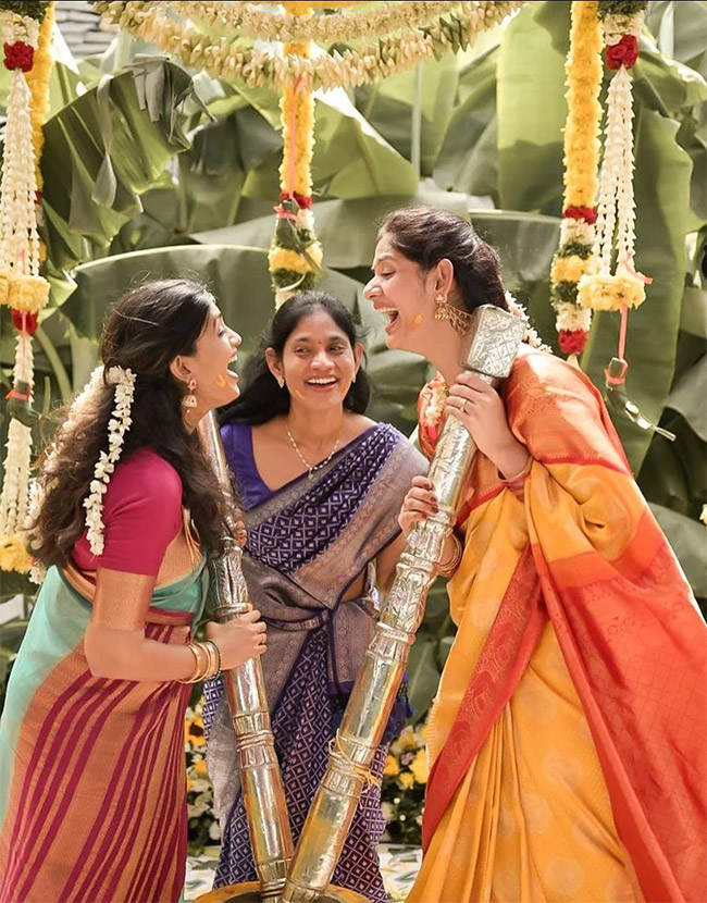 Celebs At Nara Rohith Haldi Function Photos 15