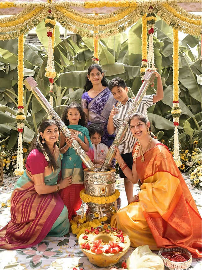 Celebs At Nara Rohith Haldi Function Photos 17