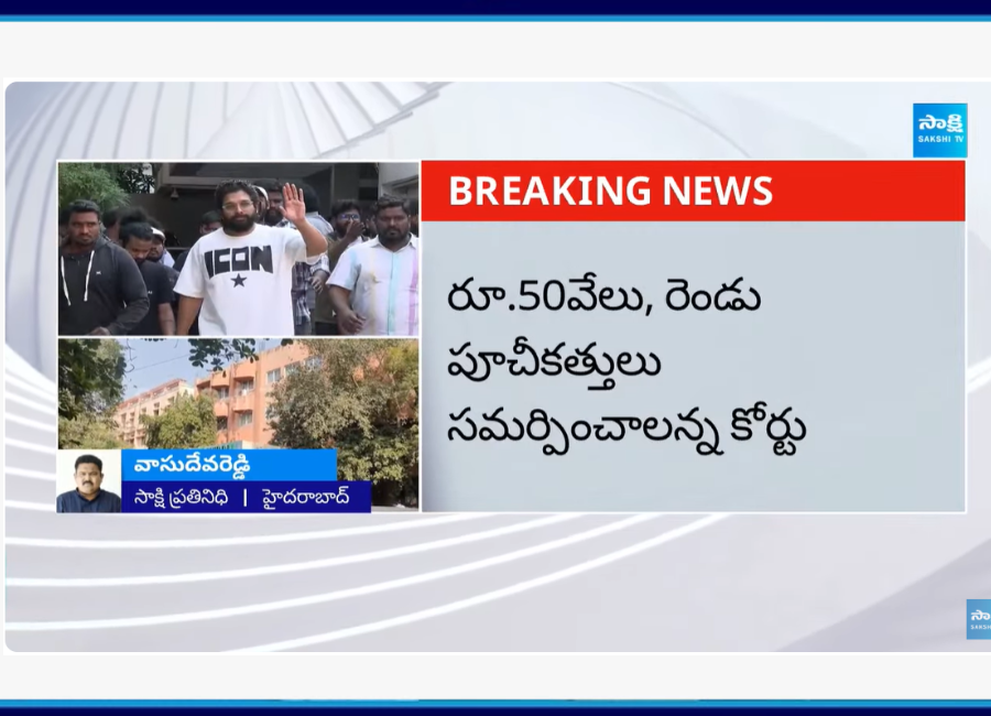  హీరో అల్లు అర్జున్‌ కు నాంపల్లి కోర్టు రెగ్యులర్‌ బెయిల్‌ మంజూరు