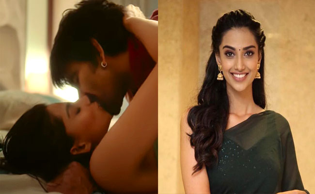 Meenakshi Chaudhary Says I Am Comfortable With Liplock In Movies Sakshi 