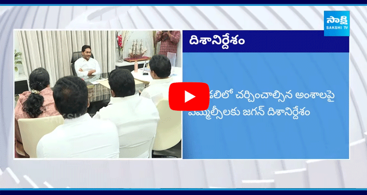 YS Jagan To Holds Meeting With MLCs In Tadepalli Camp Office