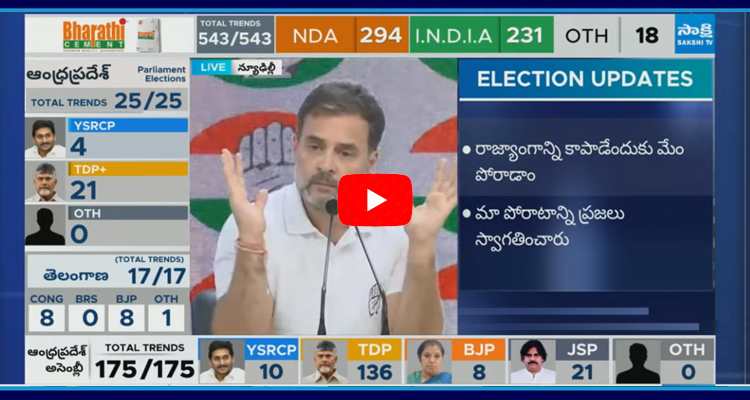 Rahul Gandhi On Lok Sabha Election Results 2024