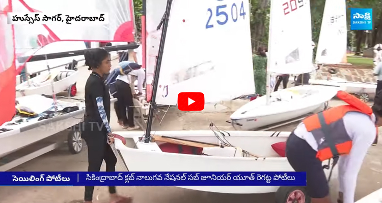 Boat Sailing Competition in Hussain Sagar Hyderabad