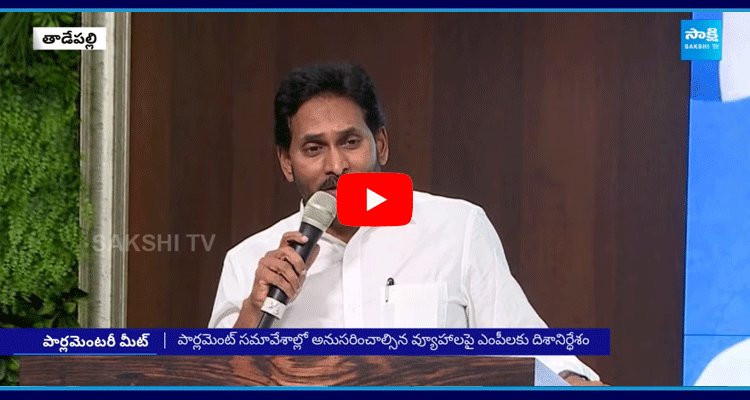YSRCP Parliamentary Party Meeting On July 20 