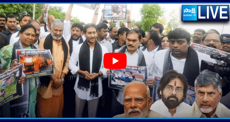 YS Jagan Mohan Reddy Protest At Delhi 