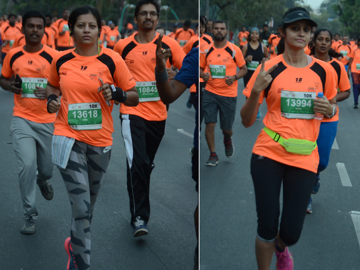 Hyderabad 10k run - Sakshi