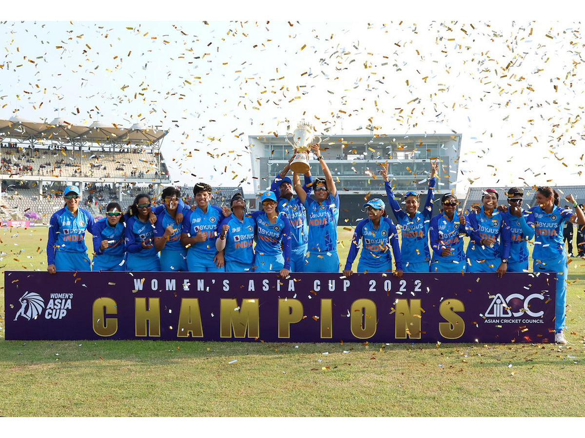 India Romp to Seventh Title with Easy Win Over Sri Lanka Photo Gallery - Sakshi