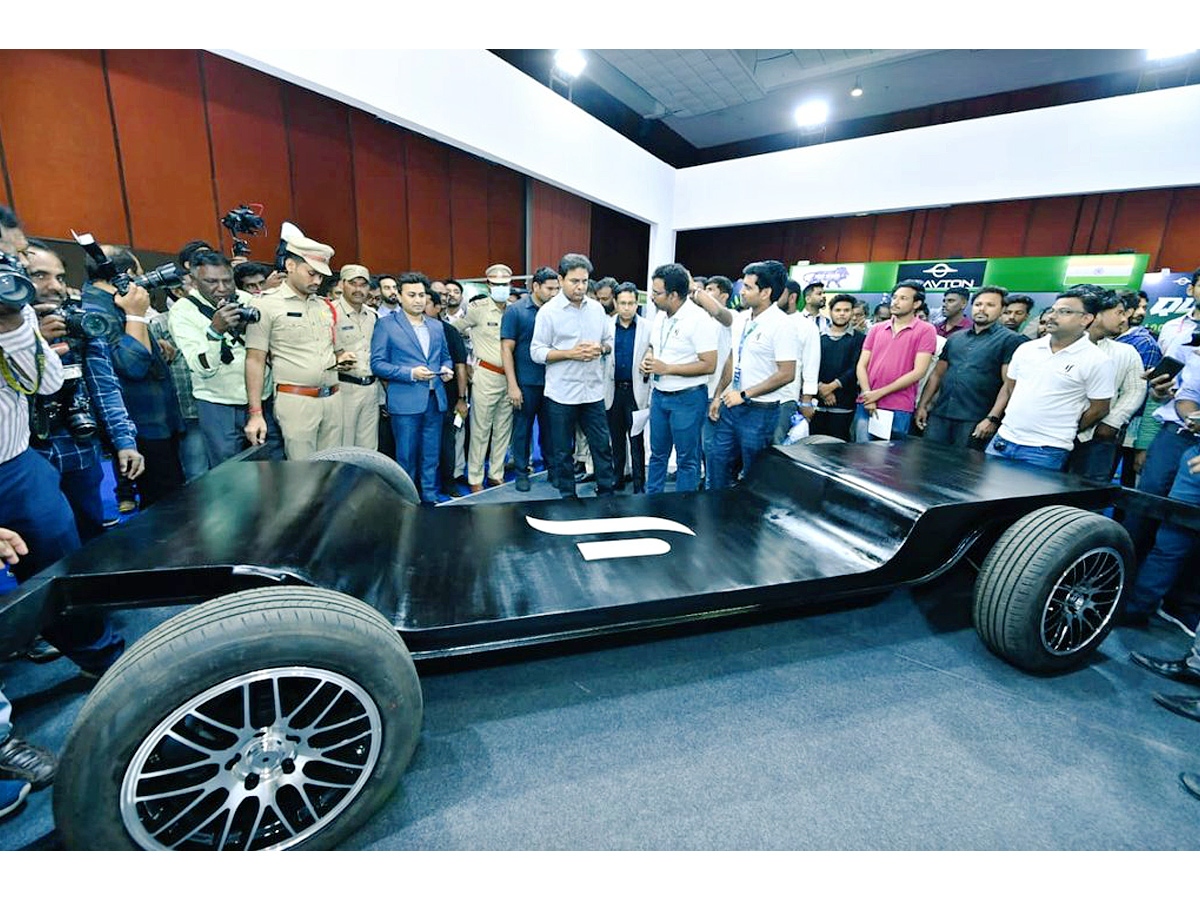 Hyderabad EMotor Show flagged off at Hitex by IT minister KTR Photos - Sakshi