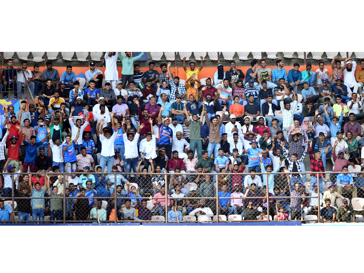 Cricket Fans at Uppal Stadium Photos - Sakshi