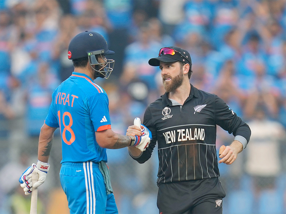 Cricket World Cup first semifinal match between India and New Zealand  - Sakshi