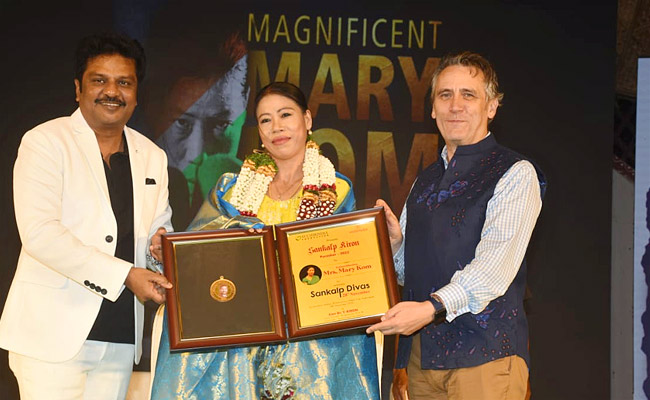 Sankalp Kiran Puraskar Award To Mary Kom PHotos - Sakshi