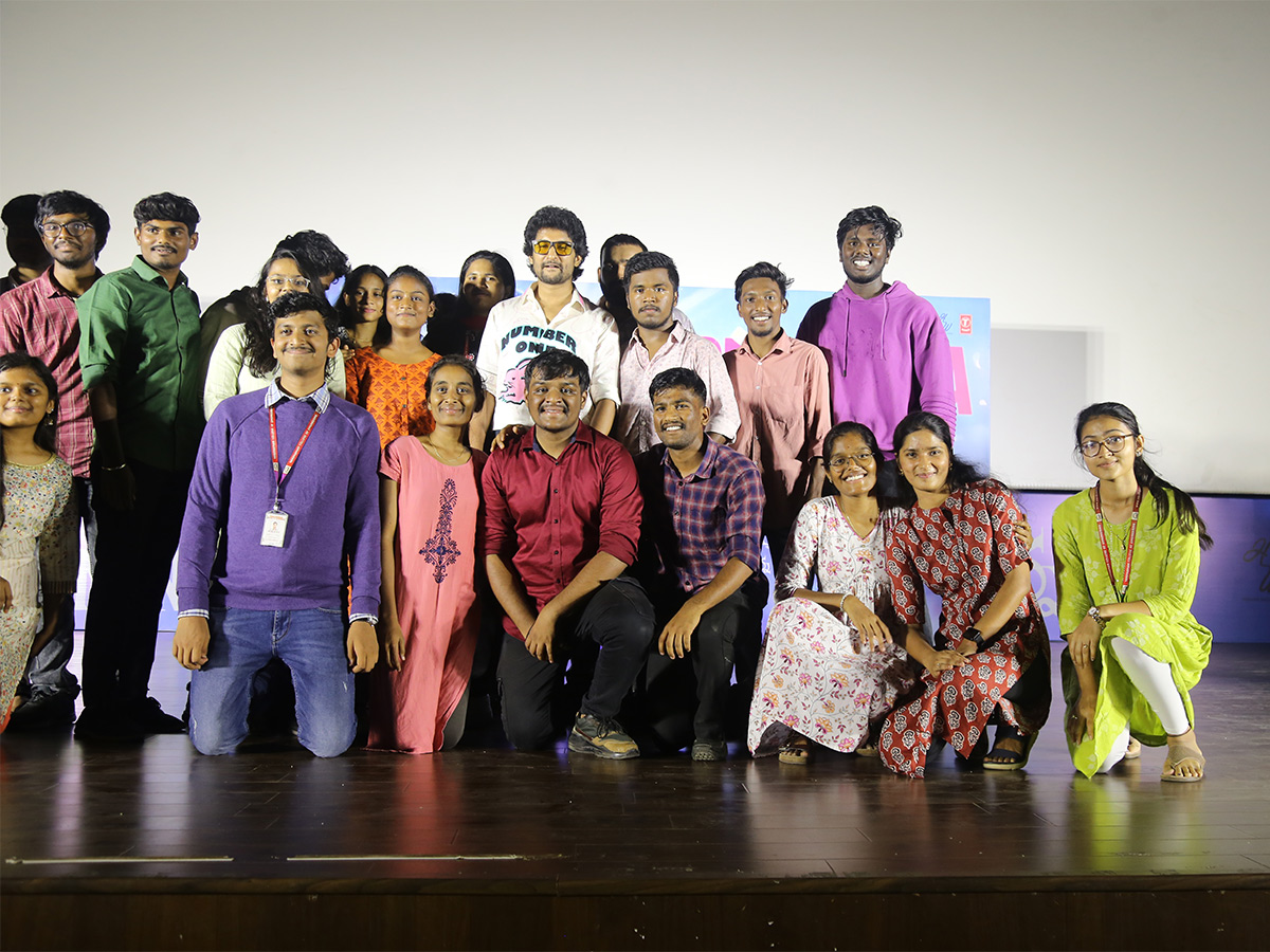 Hi naana Movie team Vardhaman college photos - Sakshi