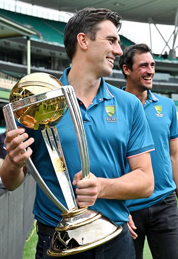 ICC Mens Cricket World Cup 2023 Trophy Pics - Sakshi