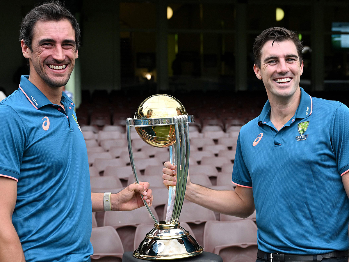 ICC Mens Cricket World Cup 2023 Trophy Pics - Sakshi