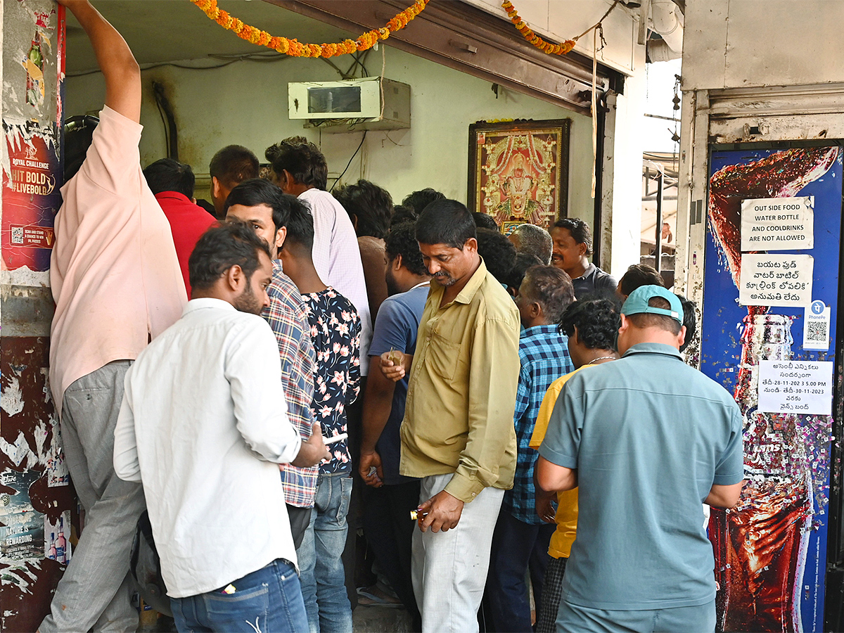 wine shop closed at Telangana Assembly Elections - Sakshi
