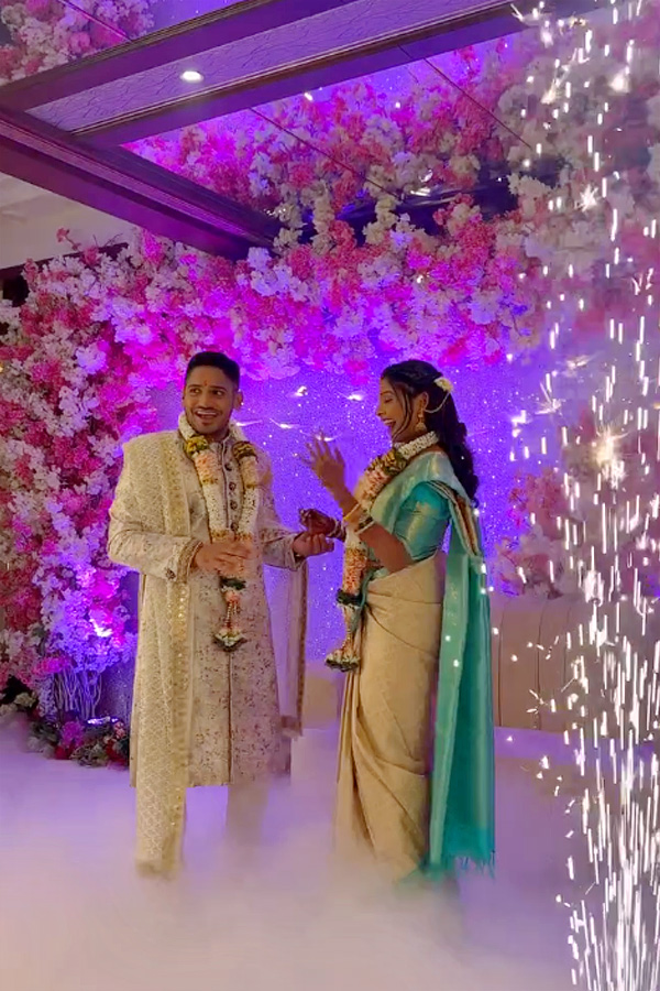 CSK star Tushar Deshpande gets married Photos - Sakshi
